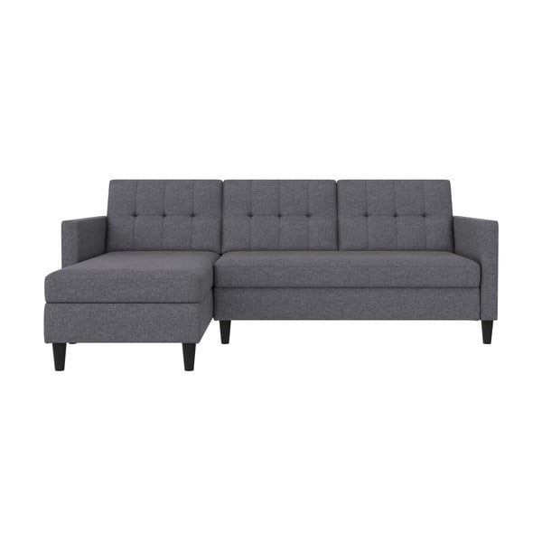 Kampinė sofa pilkos spalvos Hartford – Støraa