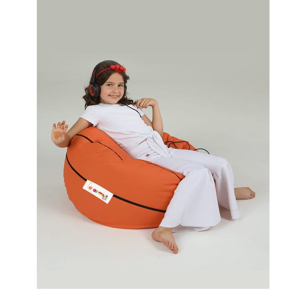 Vaikiškas sėdmaišis oranžinės spalvos Basketball – Floriane Garden-image-3