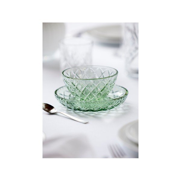 Žalios spalvos iš stiklo  maži dubenys 4 vnt. 325 ml Sorrento – Lyngby Glas-image-4