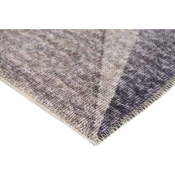 Skalbiamas kilimas mėlynos spalvos/šviesiai pilkos spalvos 80x150 cm – Vitaus-image-2