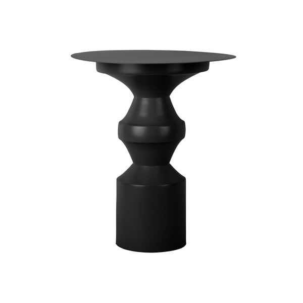 Metalinis apvalus šoninis staliukas ø 40,5 cm Chess King – Leitmotiv