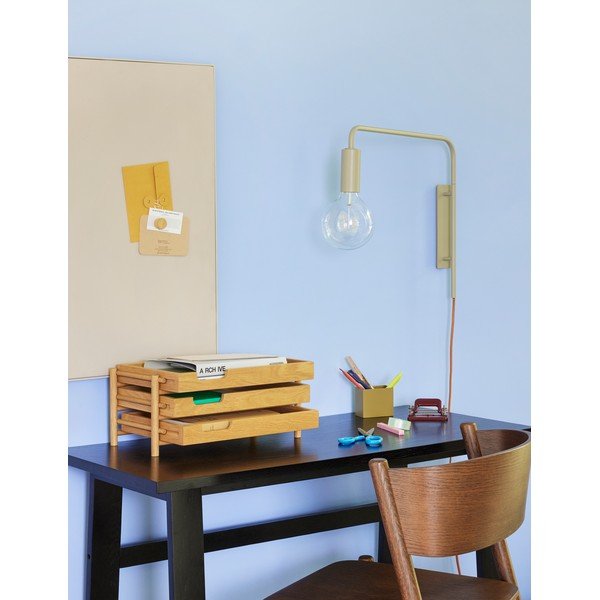 Rašomasis stalas iš ąžuolo 45x100 cm Poke – Hübsch-image-3