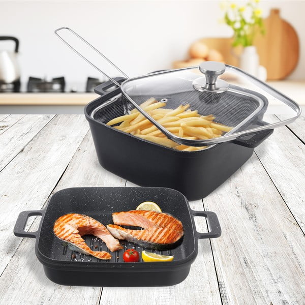 Iš aliuminio  keptuvės 2 vnt. 24,5x32,5 cm GRANDE – Orion-image-1