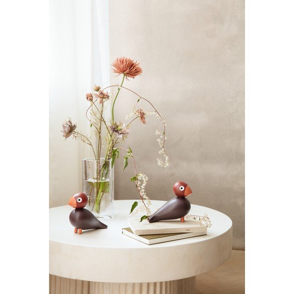 Statulėlė iš ąžuolo masyvo Kay Bojesen Denmark Poppy-image-1