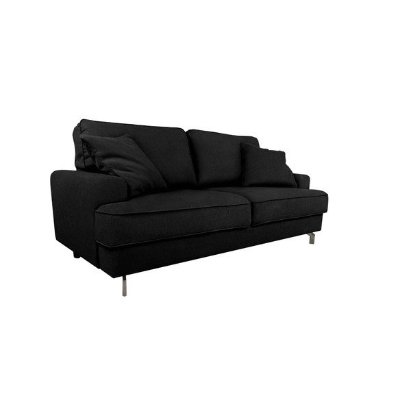 Juoda trijų vietų sofa "Kooko Home Rumba-image-3