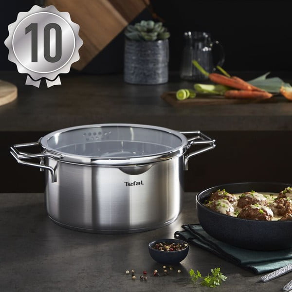 Puodų rinkiniai iš nerūdijančio plieno 10 vnt. – Tefal-image-3