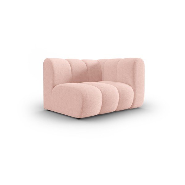 Modulinė sofa rožinės spalvos (su dešiniuoju kampu) Lupine – Micadoni Home-image-2