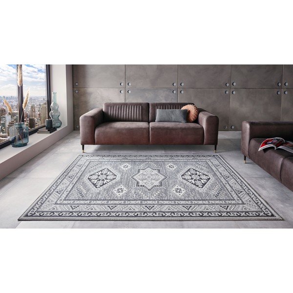 Šviesiai pilkas kilimas Nouristan Saricha Belutsch, 160 x 230 cm-image-1