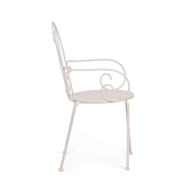 Smėlio spalvos metalinė sodo kėdė Etienne – Bizzotto-image-3