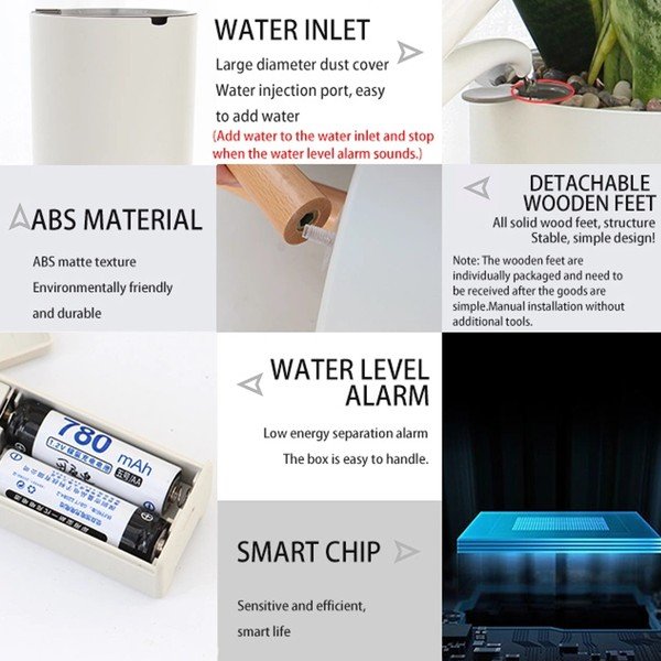 Plastikinis savaiminio laistymo vazonas ø 19 cm Calla - Tomasucci-image-3