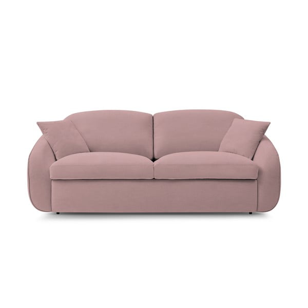 Sulankstoma sofa šviesiai rožinės spalvos 235 cm Cezanne – Bobochic Paris