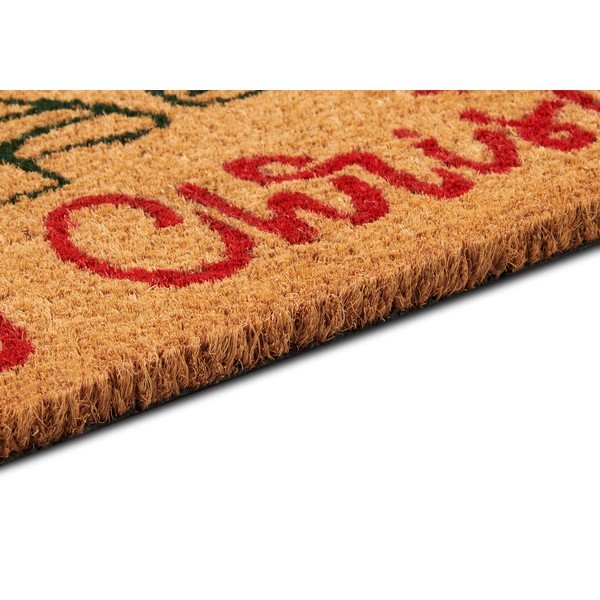 Iš kokoso pluošto grindų kilimėlis su Kalėdų motyvu 40x70 cm Merry Christmas – Hanse Home-image-3