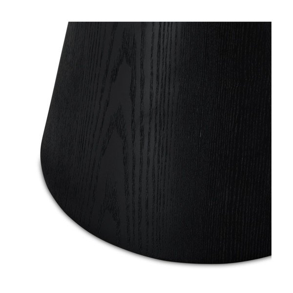 Kavos staliukas juodos spalvos iš ąžuolo ø 60 cm Tango – Furnhouse-image-4