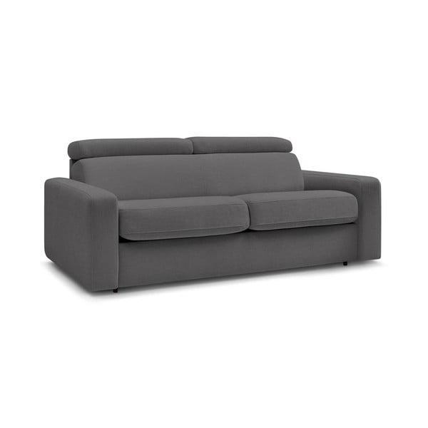 Sulankstoma sofa tamsiai pilkos spalvos 195 cm Monaco – Bobochic Paris-image-3