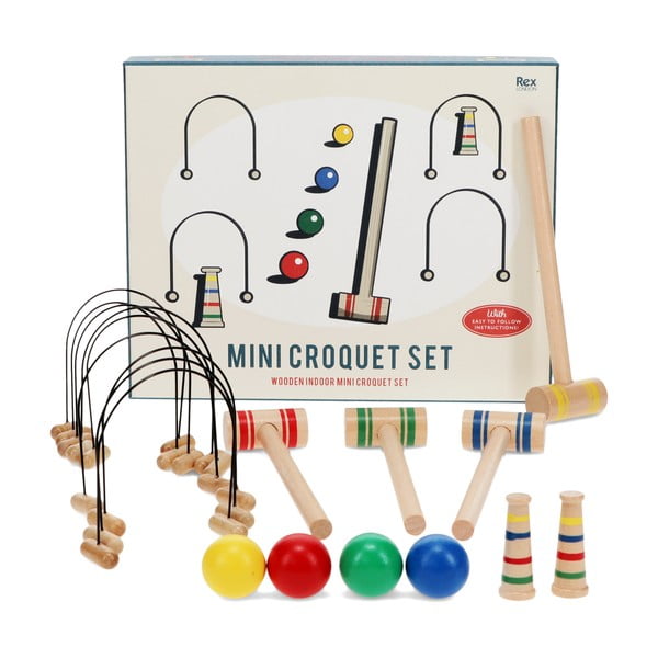 Stalo kriketas Mini Croquet Set – Rex London