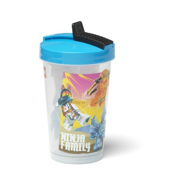 Vaikiškas buteliukas mėlynos spalvos 500 ml Ninjago – LEGO®-image-1