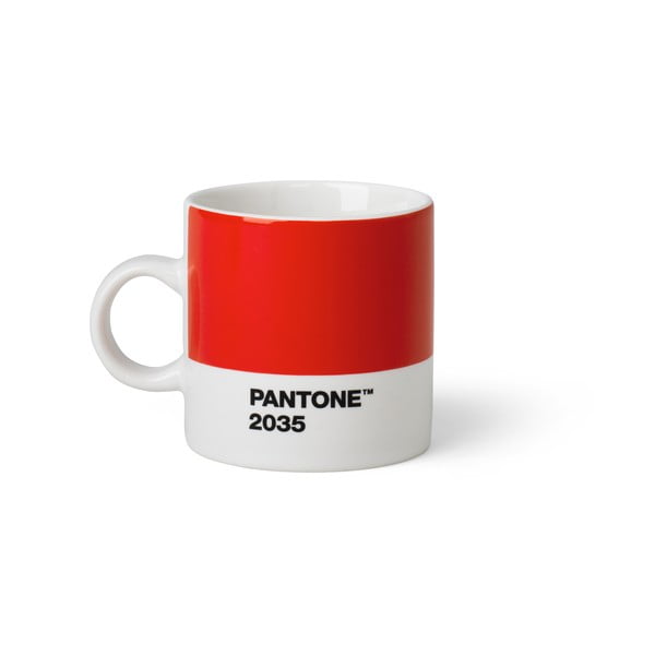 Raudonas espreso puodelis Pantone, 120 ml