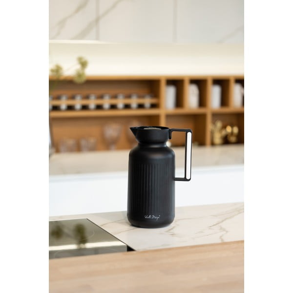 Termosas matinės juodos spalvos 1 l Lungo – Vialli Design-image-1