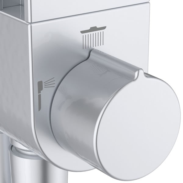 Dušo komplektas iš metalo matinės sidabrinės spalvos 110 cm ALU+ – Ideal Standard-image-3