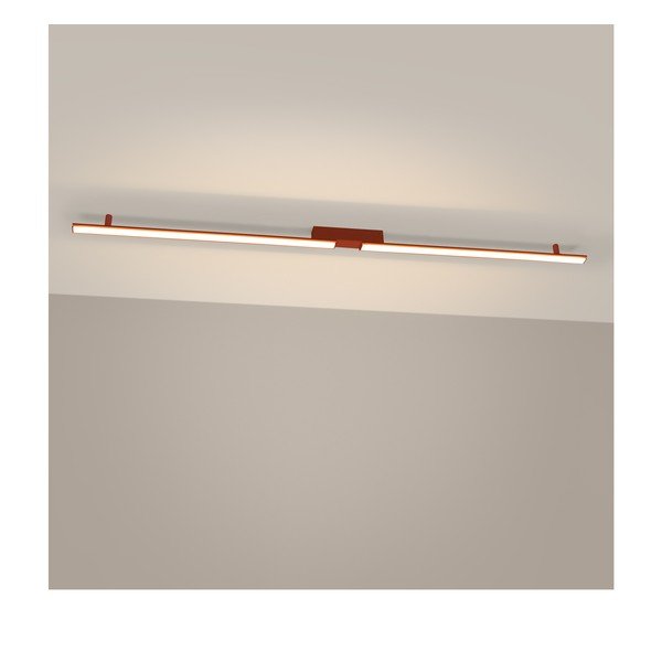 Raudonos plytų spalvos iš aliuminio lubinis šviestuvas LED 4x181 cm LAGOM – Thoro-image-1