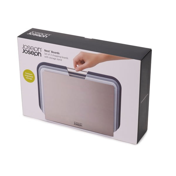 3 pjaustymo lentelių ir stovo rinkinys Joseph Joseph Nest, 32 x 22 cm-image-4