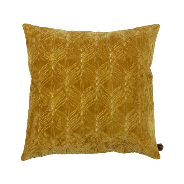 Garstyčių geltonumo medvilninė pagalvė BePureHome, 50 x 50 cm