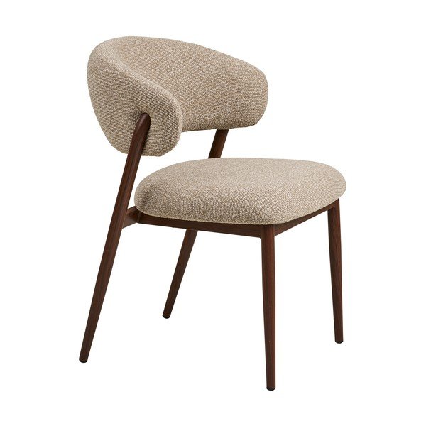 Smėlio spalvos iš audinio valgomojo kėdė Cavi – House Nordic