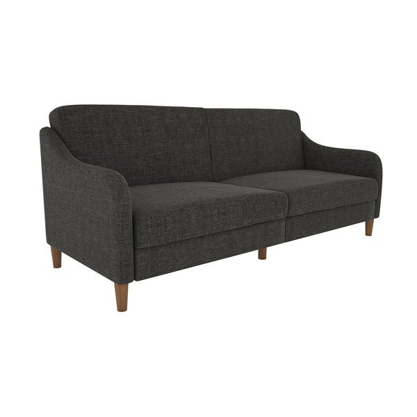 Tamsiai pilka sofa lova 196 cm Jasper - Støraa-image-2