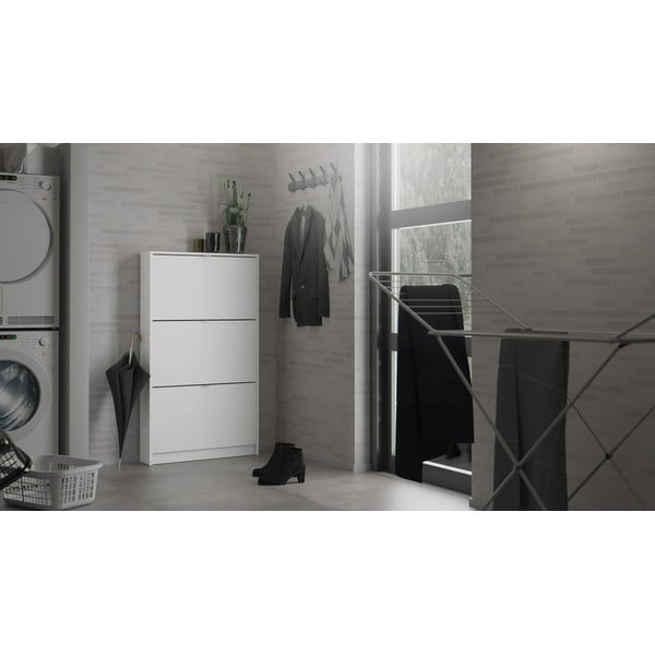 Atlenkiama spintelė batams baltos spalvos Shoes – Tvilum-image-1