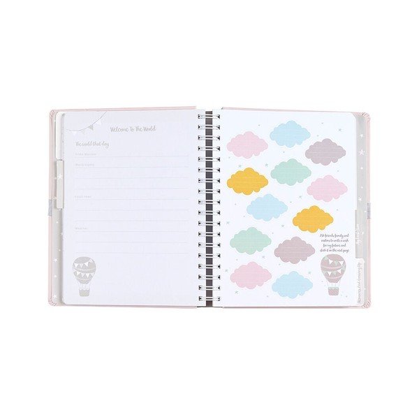 Rožinis kūdikio dienoraštis Busy B-image-2