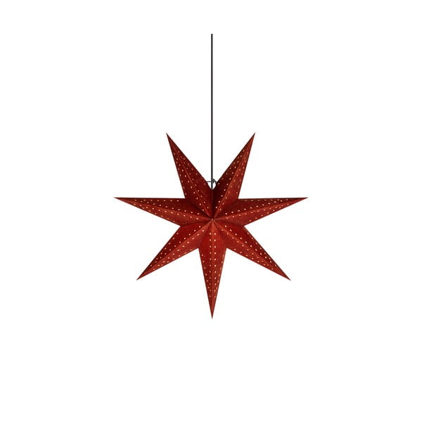 Šviečianti dekoracija raudonos spalvos su Kalėdų motyvu ø 45 cm Embla – Markslöjd
