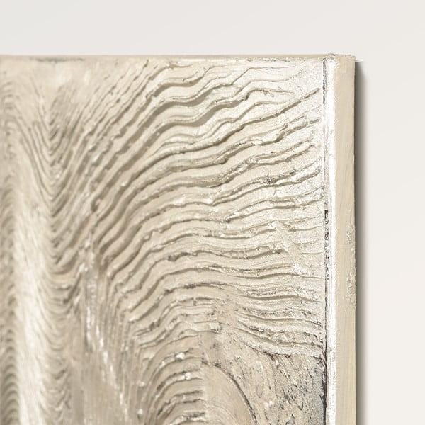 Paveikslas tapyba rankomis (tapyba) 88x118 cm Metallic Silver – Malerifabrikken-image-3