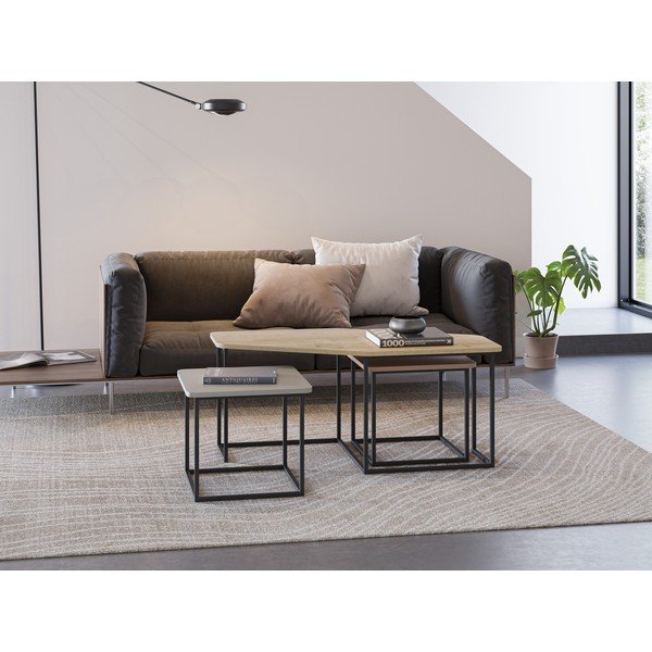 Kavos staliukai 3 vnt. 60x111,5 cm Zoya – Marckeric-image-1