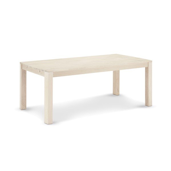 Iš ąžuolo masyvo prailginamas valgomojo stalas 100x200 cm Paris – Furnhouse-image-1