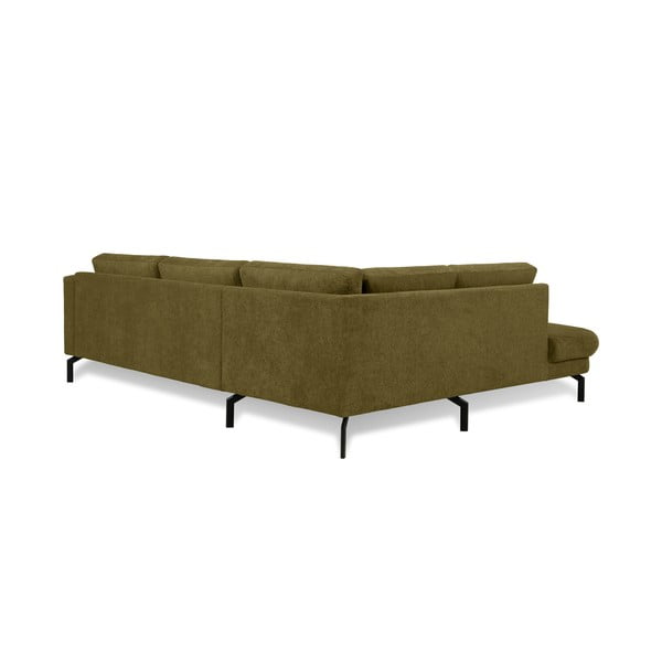 Kampinė sofa garstyčių spalvos (su kairiuoju kampu) Gomero – Scandic-image-2