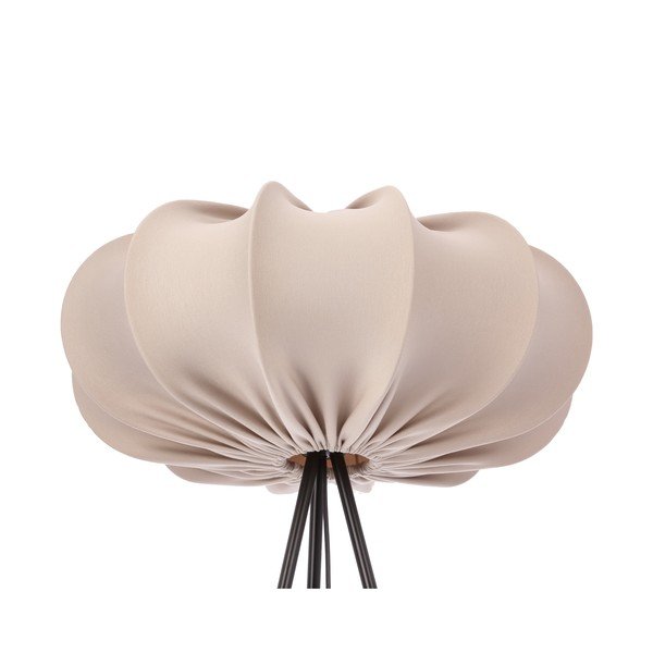 Smėlio spalvos pastatomas šviestuvas (aukštis 147 cm) su tekstiliniu gaubtu Cafee – Candellux Lighting-image-4