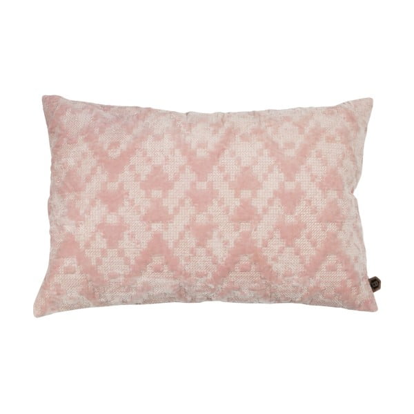 Šviesiai rožinė medvilninė pagalvė BePureHome, 40 x 60 cm