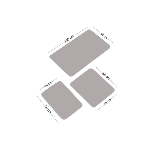 3 vonios kambario kilimėlių rinkinys 100x60 cm – Foutastic-image-3
