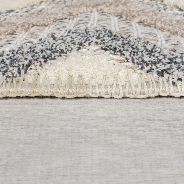 Skalbiamas pilkai smėlinės spalvos kilimas 194x290 cm Beckett – Flair Rugs-image-4