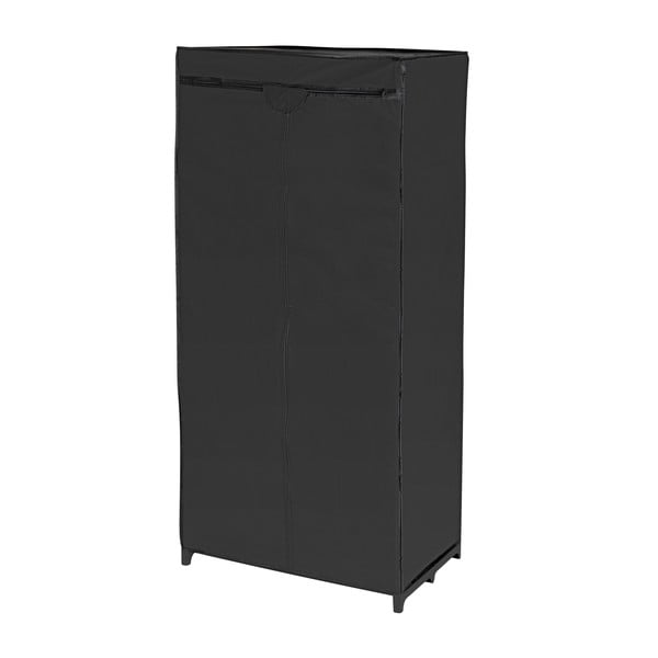 Juoda medžiaginė spinta Wenko, 160 x 50 x 75 cm-image-1