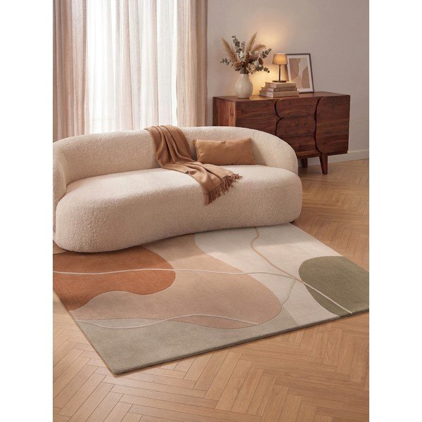Pilkai rožinės spalvos iš vilnos kilimas 160x230 cm Arteo – Villeroy&Boch-image-4
