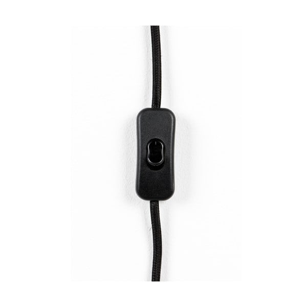 Juodas sieninis šviestuvas White Label Lea-image-3