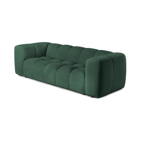 Žalios spalvos iš velveto sofa 225 cm Cube – Bonami Selection-image-2