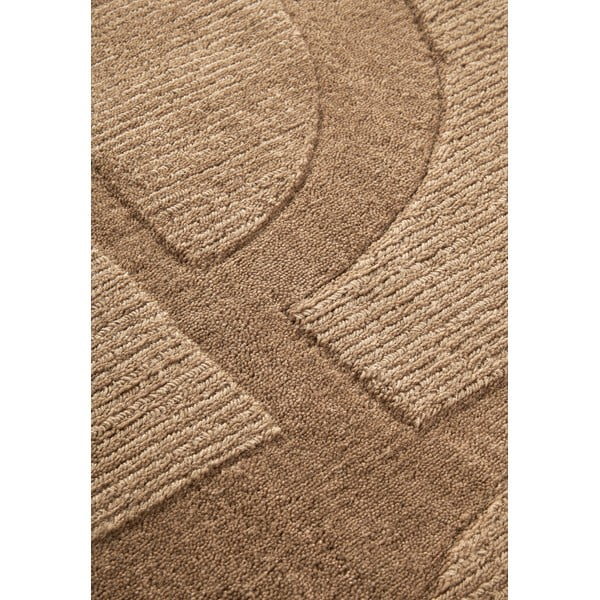 Rankų darbo iš vilnos kilimas smėlio spalvos 80x250 cm Alexis – Villeroy&Boch-image-4