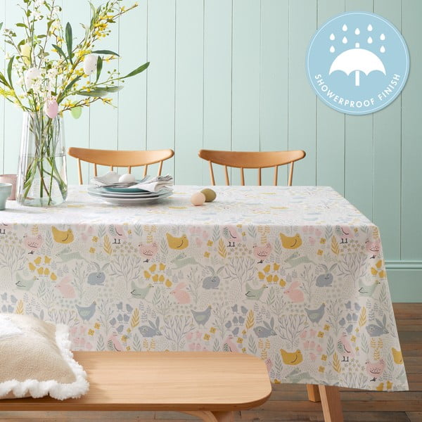 Iš medvilnės staltiesė 137x178 cm Cottage Friends – Catherine Lansfield-image-3