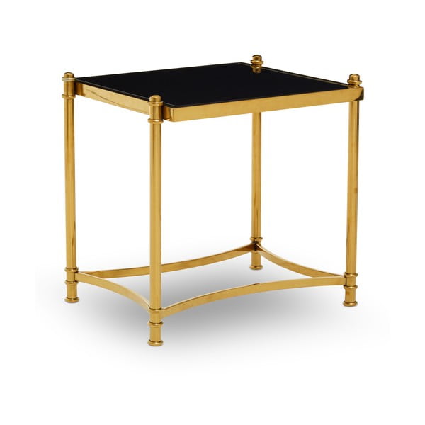 Šoninis stalas su stikliniu stalviršiu 50x56 cm Ackley – Premier Housewares-image-3