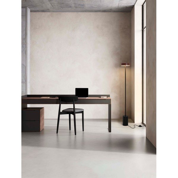 Juodos spalvos/tamsios natūralios spalvos iš metalo pastatomas šviestuvas LED (aukštis 135 cm) Thea – Nova Luce-image-1