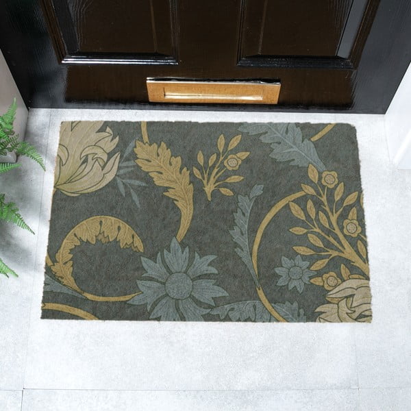 Iš kokoso pluošto grindų kilimėlis 40x60 cm William Morris – Artsy Doormats-image-4