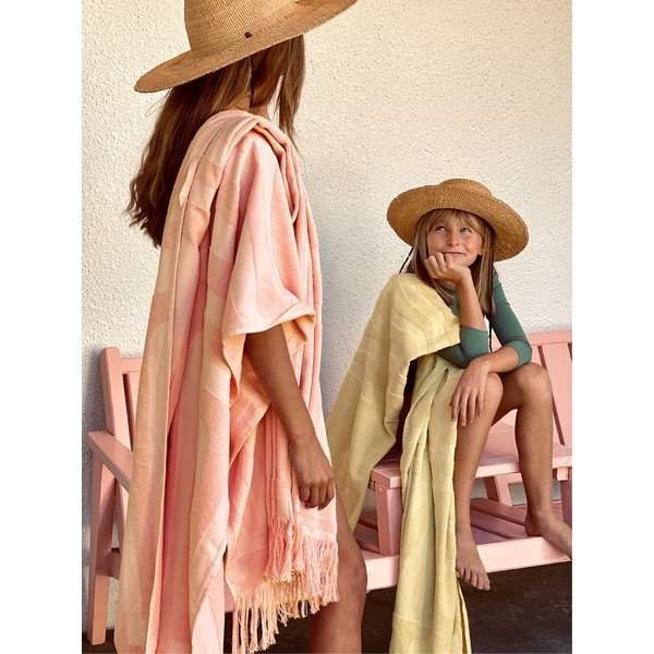 Rožinis medvilninis paplūdimio rankšluostis Sunnylife Luxe, 160 x 90 cm-image-3