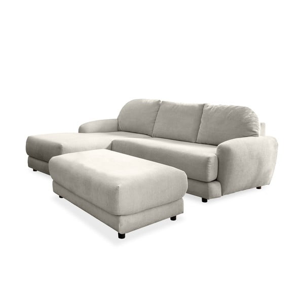 Balta sofa lova (kairysis kampas) Comfy Claude - Miuform